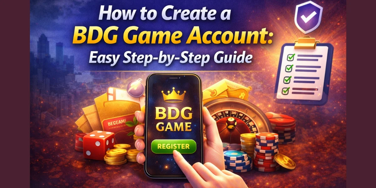 How to Create a BDG Game Account